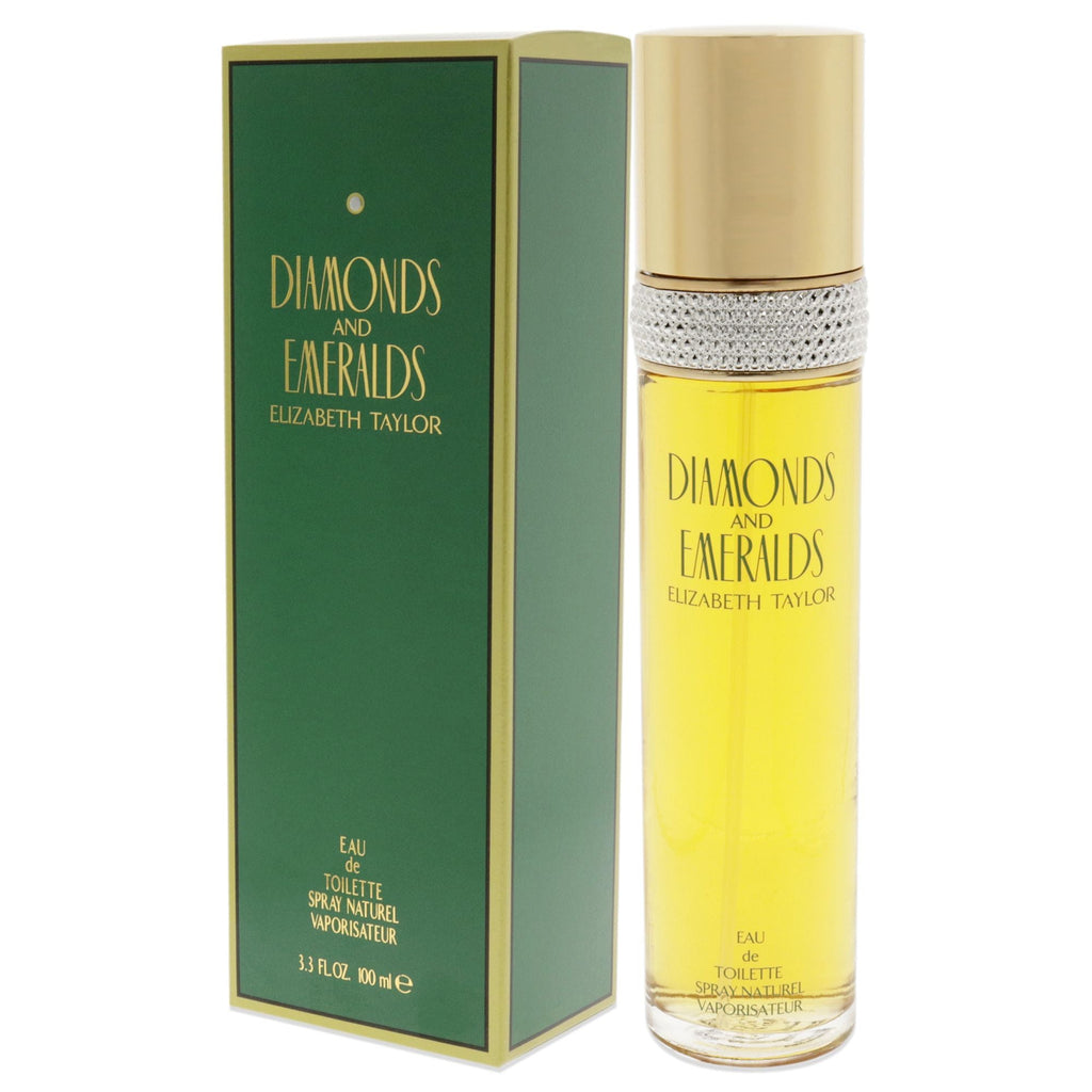 Diamonds and Emeralds by Elizabeth Taylor for Women - 3.3 oz EDT Spray
