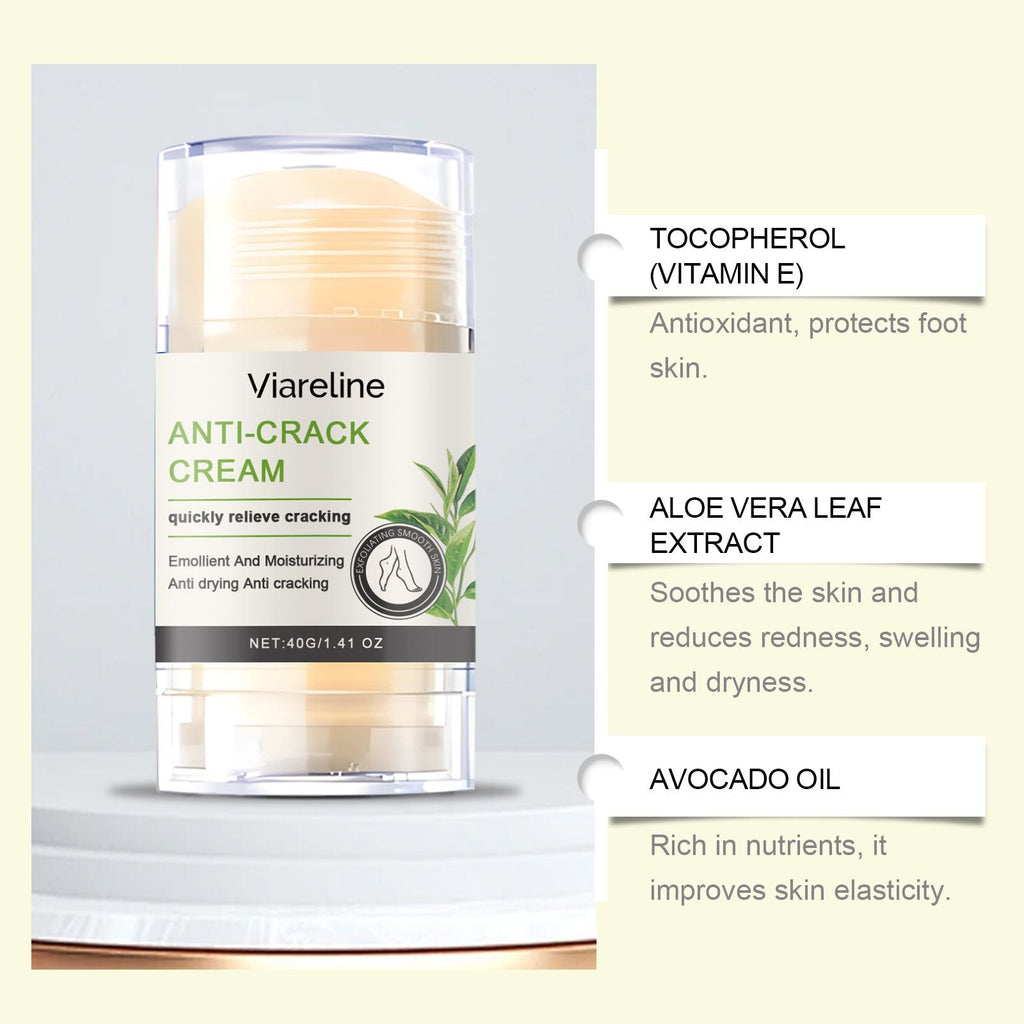 Viareline Foot Care Stick Soothes Dry, Hydrates And Moisturizes Foot Skin Daily Care Stick