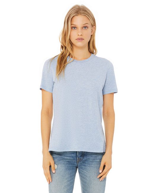 Ladies' Relaxed Heather CVC Short-Sleeve T-Shirt - ATHLETIC HEATHER - S