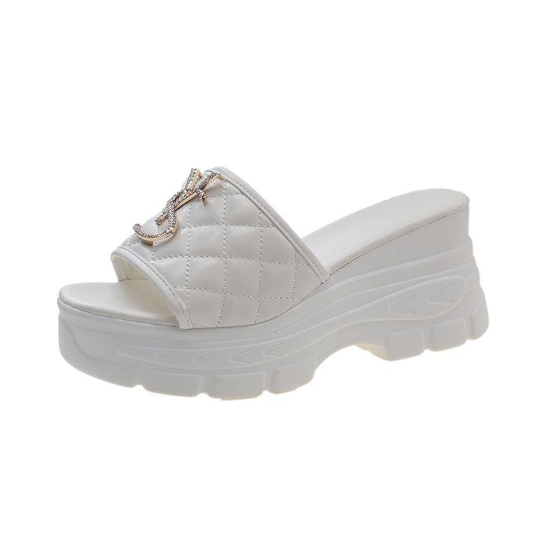 Women Sandals Summer Platform Designer Slippers Fashion Letters Ladies Shoes Casual Non-slip Sandals Women Sandalias De Mujer