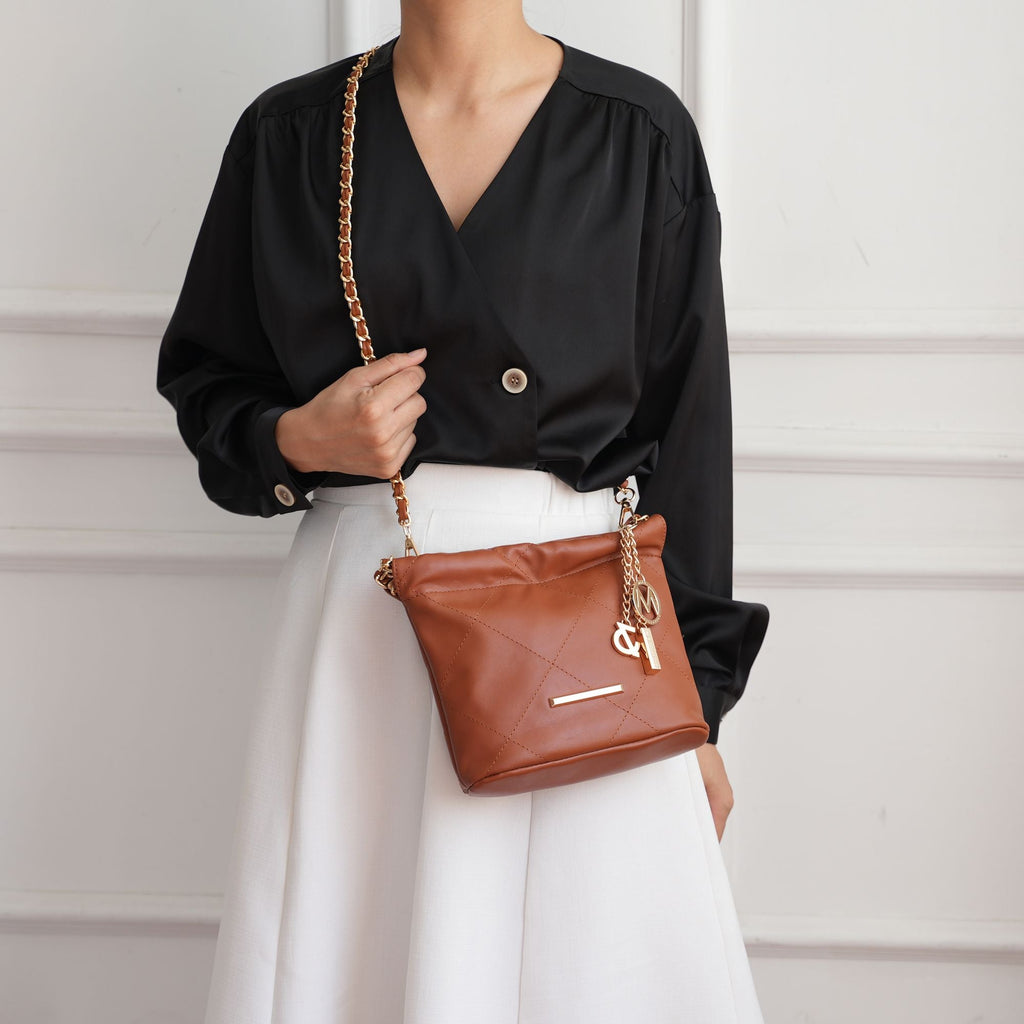 MKF Collection Loriana Quilted Women's Shoulder Handbag by Mia K