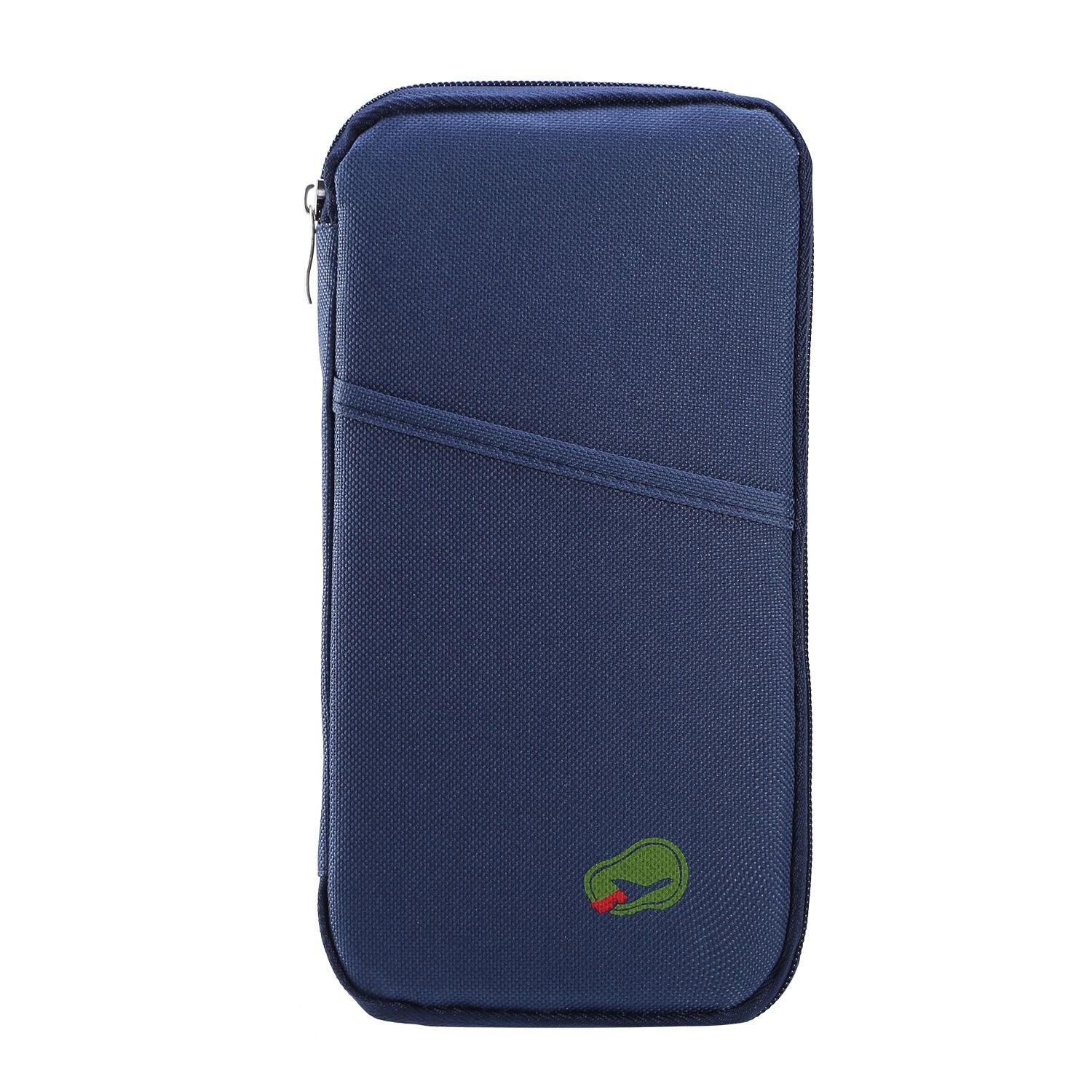 Travel Passport Wallet 12Cells Ticket ID Credit Card Holder Water Repellent Documents Phone Organizer