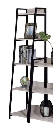 Wendral Natural & Black Finish 16"W Bookshelf