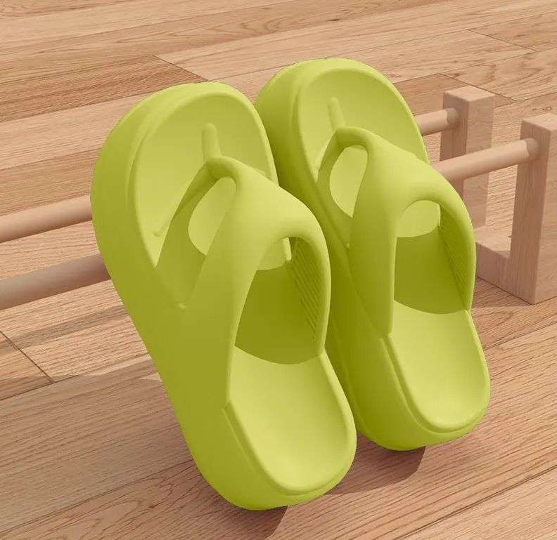 Summer new height-up women's flip-flops fashion trend everything with beach shoes slippers