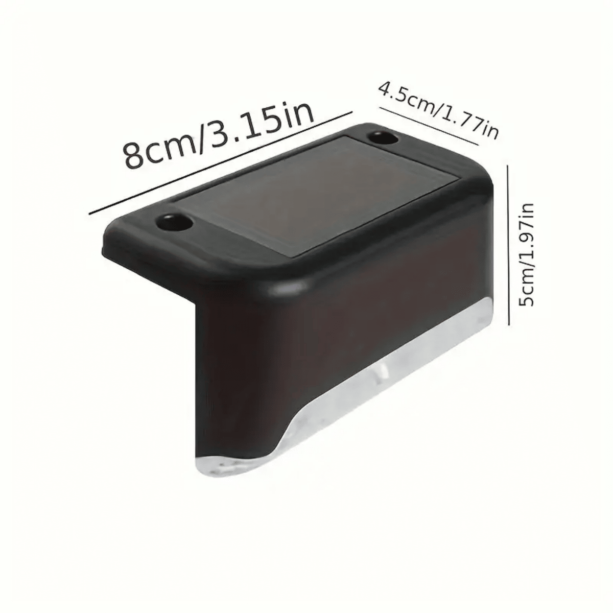 32PCS Solar Deck Lights Outdoor, Solar Step Lights Waterproof Led Solar lights for Outdoor Stairs, Step , Fence, Yard, Patio, and Pathway Family's Gifts (Warm White)