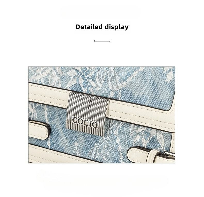 New glacier blue pillow bag this year's popular models of large-capacity fashion leisure women's bags