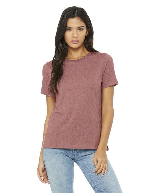 Ladies' Relaxed Heather CVC Short-Sleeve T-Shirt - ATHLETIC HEATHER - S