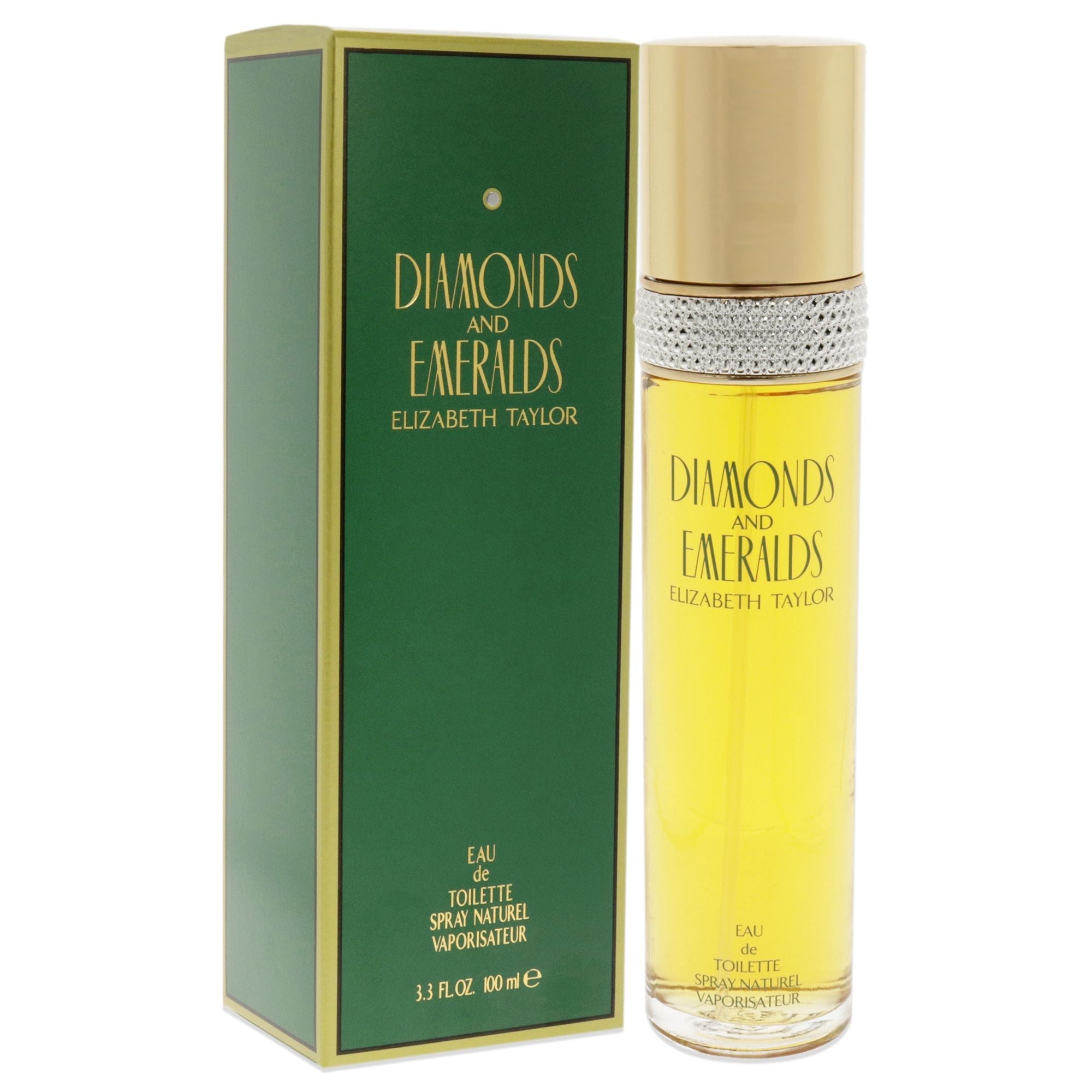 Diamonds and Emeralds by Elizabeth Taylor for Women - 3.3 oz EDT Spray