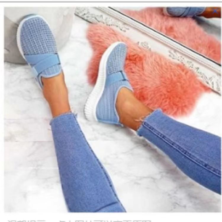 Platform Sneaker For Women, Slip-on Shoes With Orthopedic Sole Walking Shoes