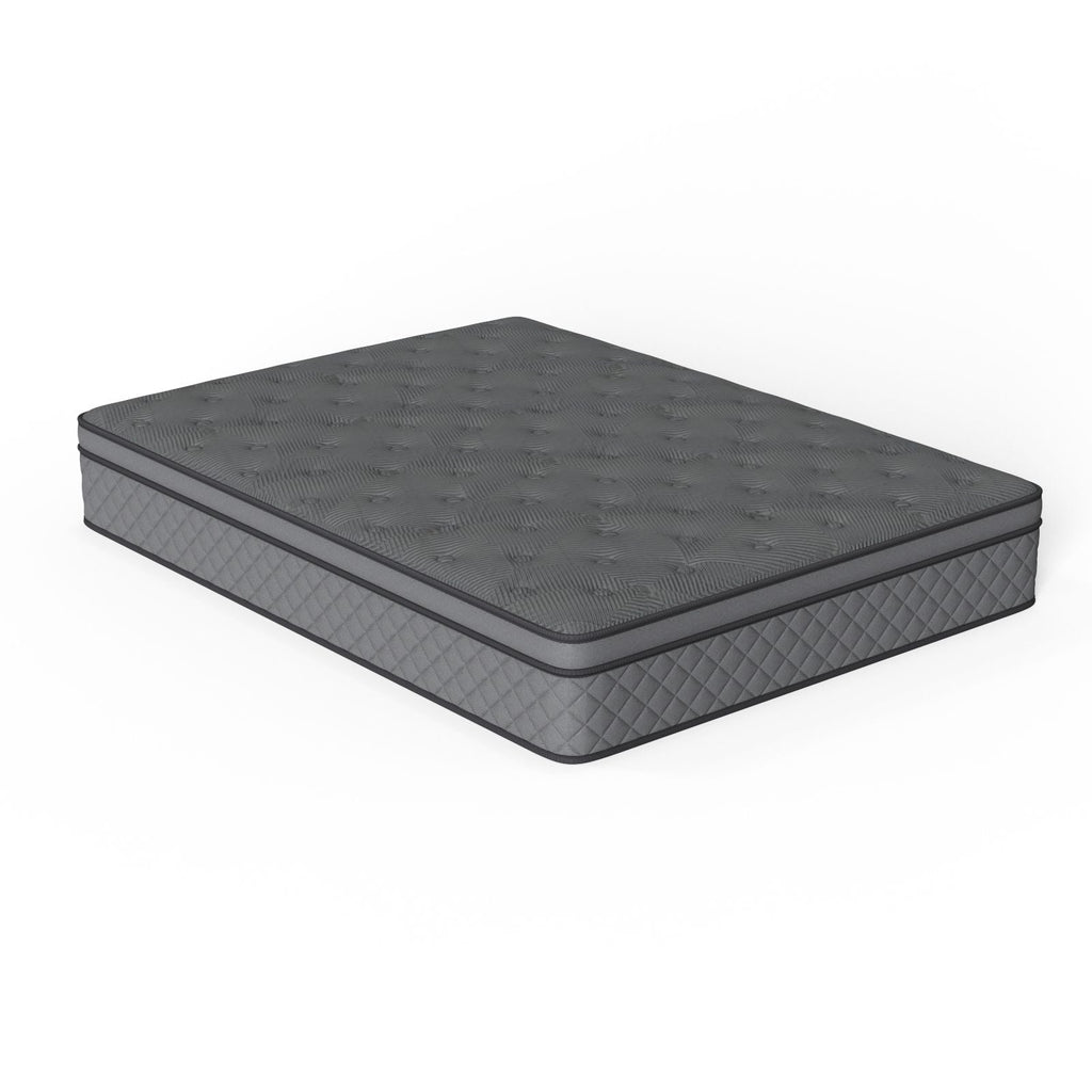 Queen Mattress, 12-Inch Hybrid in A Box | Medium Firm, Cooling Comfort & Motion Isolation, Pocketed Springs, Edge Support | CertiPUR-US Certified, Back Pain Relief | 100-Night Trial