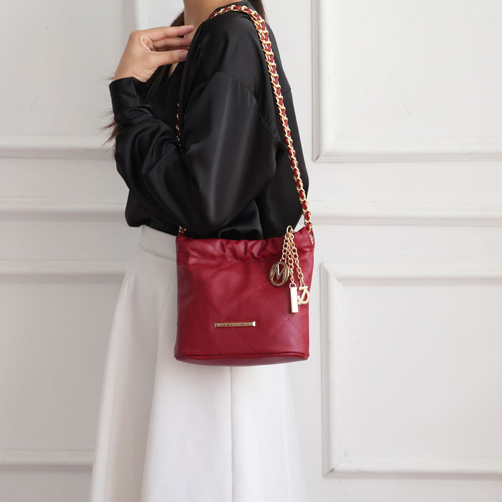 MKF Collection Loriana Quilted Women's Shoulder Handbag by Mia K