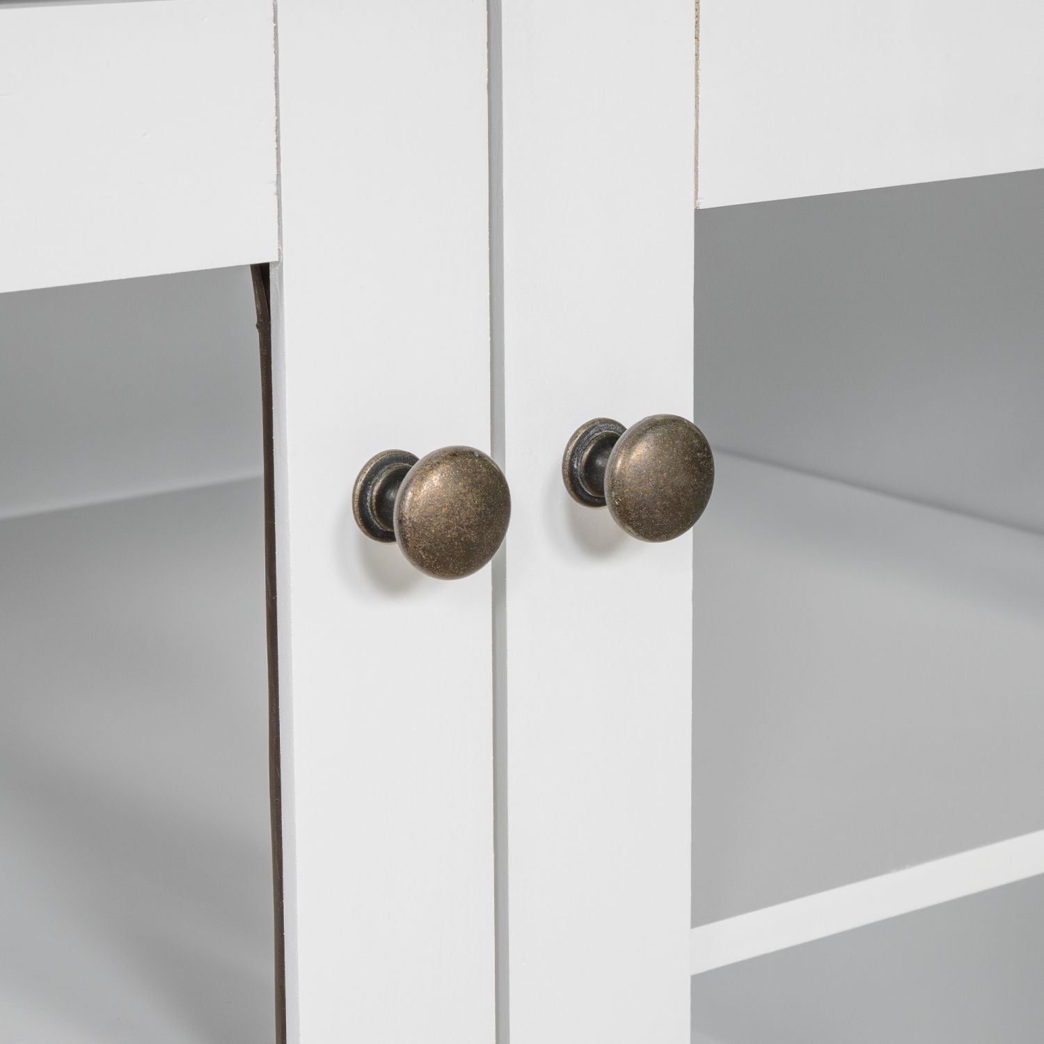 83.4"Tall Bookshelf with LED Lighting, Modern Bookcase with 2 Glass Doors and 1 Drawer,Storage Bookcase with Open Shelves for Living Room,Home Office,White