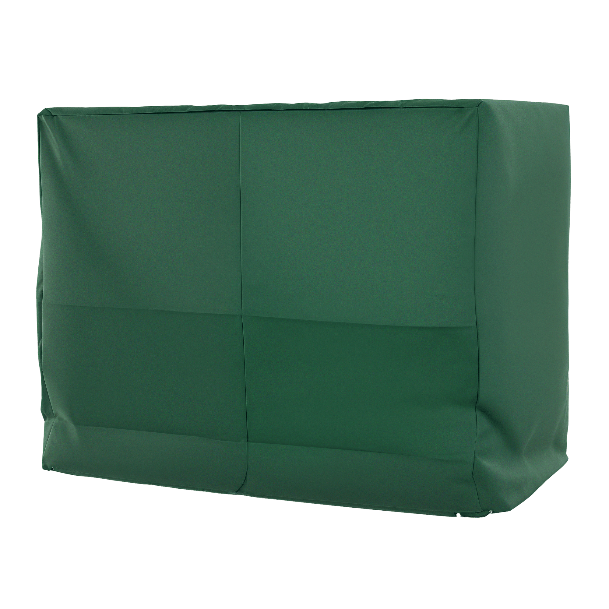 Outsunny 600D Oxford 3-Seater Patio Swing Cover Outdoor Swing Chair Cover Rain Protection Waterproof Anti-UV, Dark Green