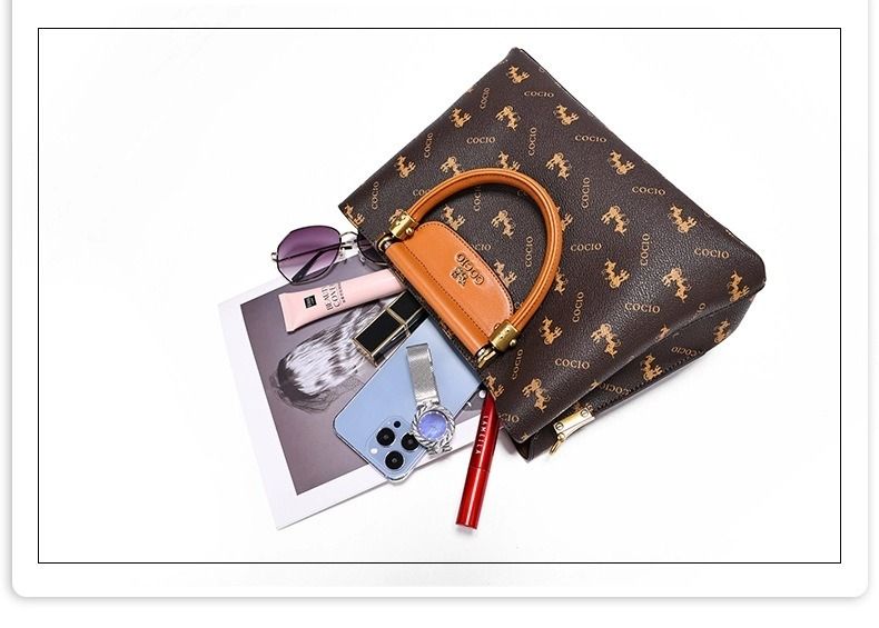 New handbag letter printing fashion new women's bags large capacity foreign trade high-grade models