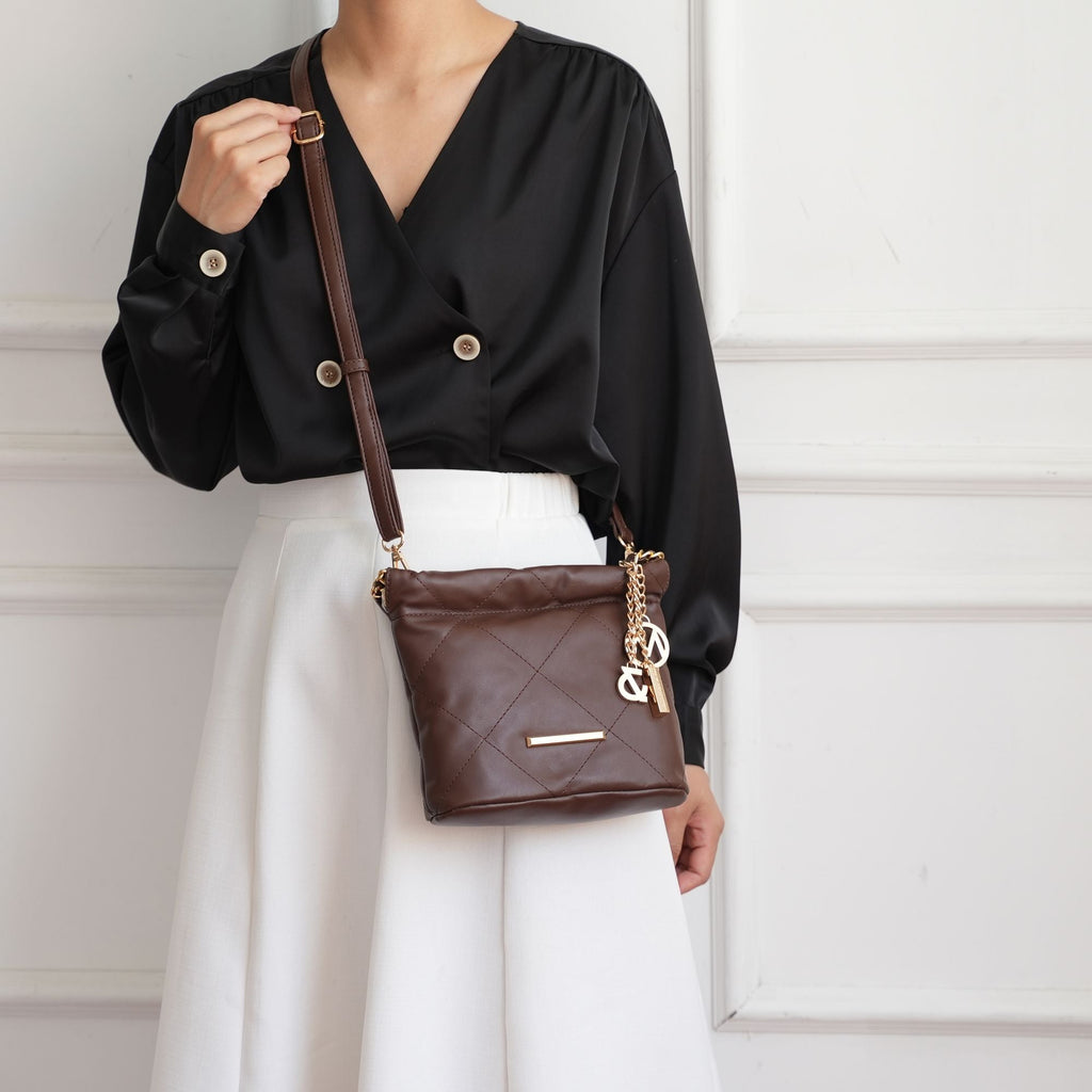 MKF Collection Loriana Quilted Women's Shoulder Handbag by Mia K