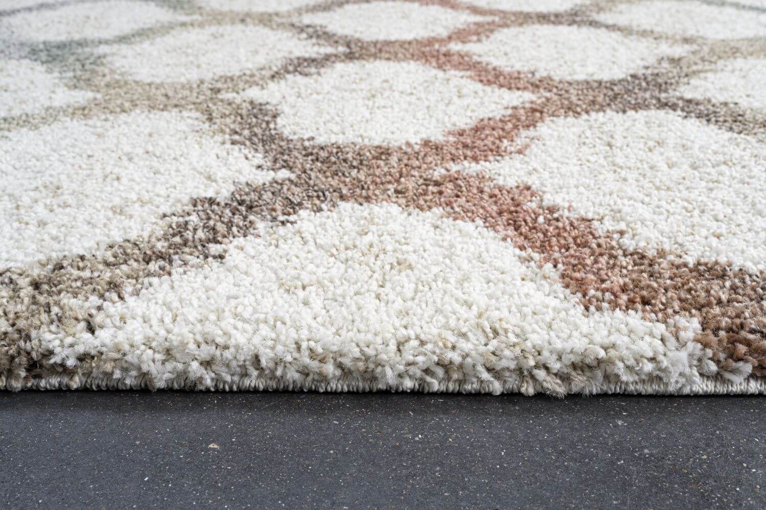 Granada Rayann Ivory, Rust, Beige, Gold, Green, Gray and Charcoal Polypropylene Area Rug