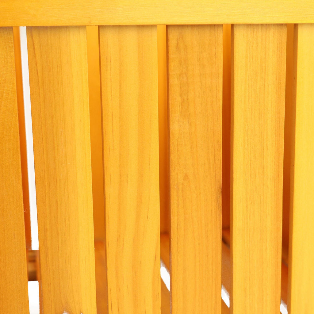 Wood Outdoor Square Wooden Flower and Herb Pot for Garden, Porch and Patio - Outside Plant and Vegetable Container ,Planter,Teak