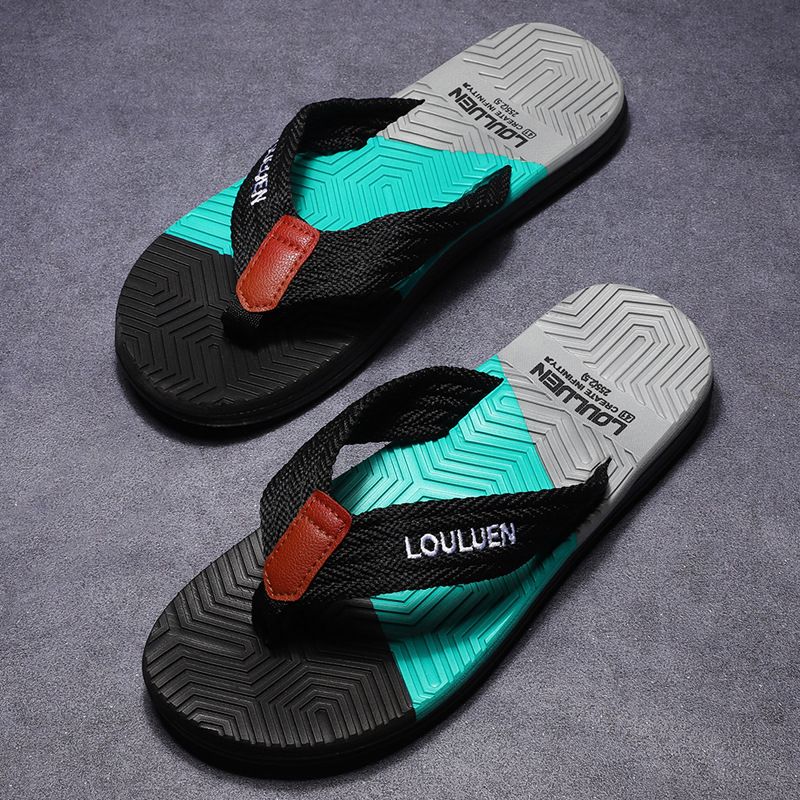 Men's flip flops; beach slippers