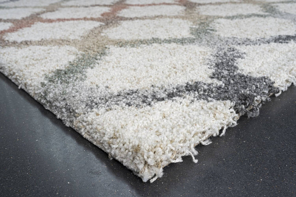 Granada Rayann Ivory, Rust, Beige, Gold, Green, Gray and Charcoal Polypropylene Area Rug