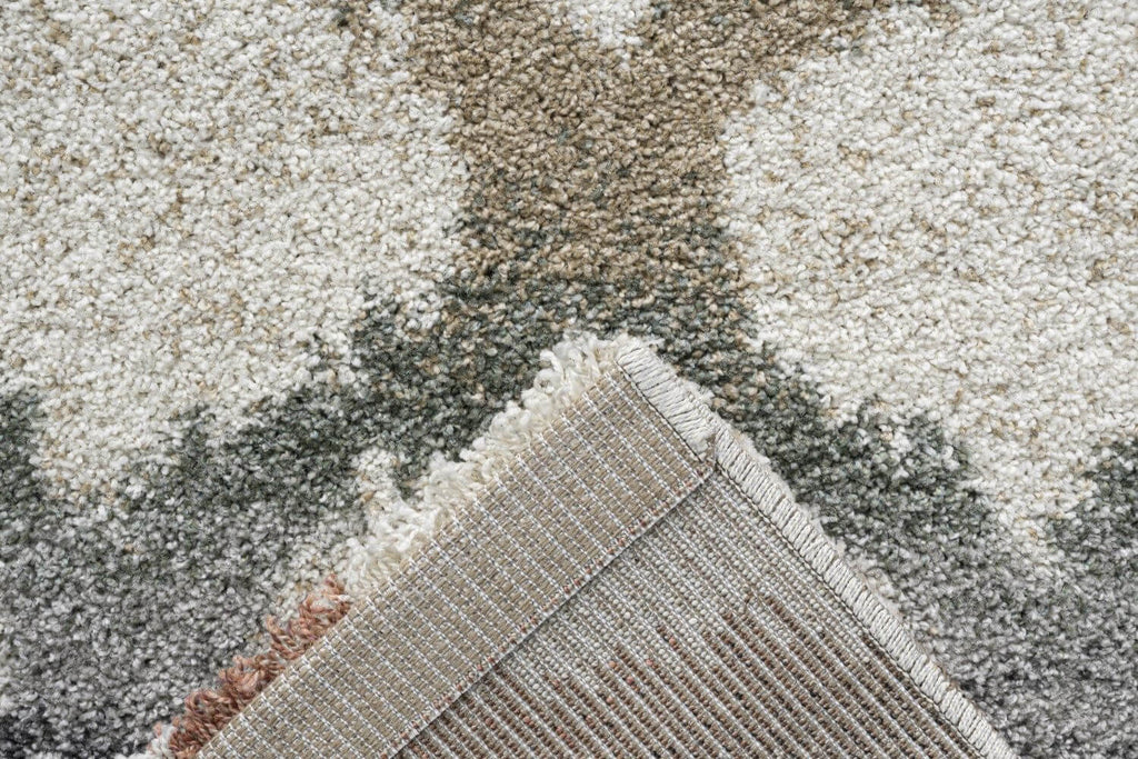 Granada Rayann Ivory, Rust, Beige, Gold, Green, Gray and Charcoal Polypropylene Area Rug