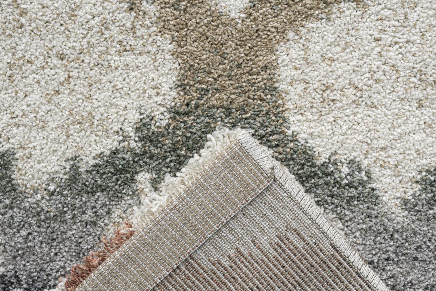 Granada Rayann Ivory, Rust, Beige, Gold, Green, Gray and Charcoal Polypropylene Area Rug