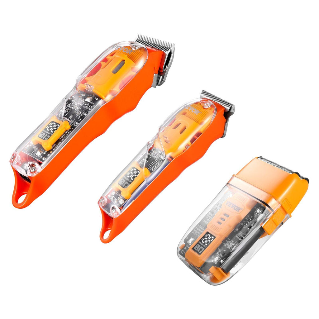VEVOR Professional Hair Clipper for Men 3-in-1 Hair Clipper Trimmer & Shaver Set