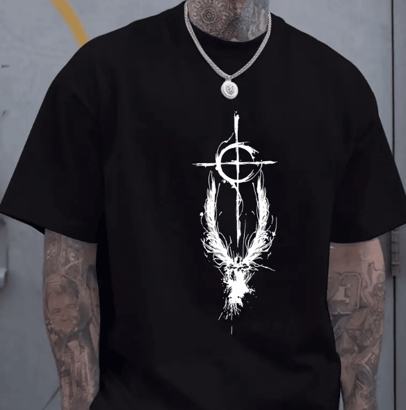 Summer Fashion Men's Round Neck Short Sleeved T-shirt