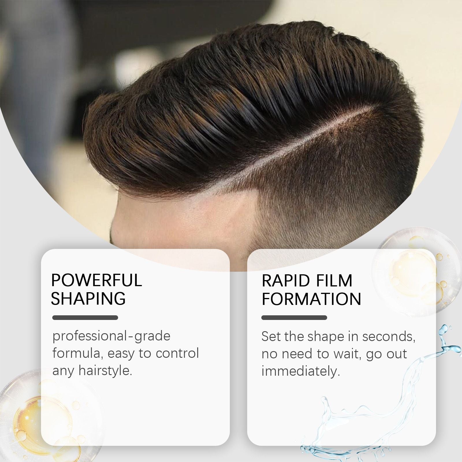 East Moon Styling Wax Mild Ingredients Moisturize Fresh, Easy To Clean Fluffy Hair Styling Wax