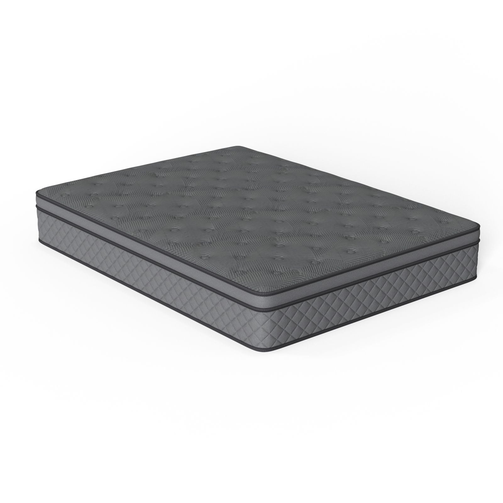 Queen Mattress, 12-Inch Hybrid in A Box | Medium Firm, Cooling Comfort & Motion Isolation, Pocketed Springs, Edge Support | CertiPUR-US Certified, Back Pain Relief | 100-Night Trial
