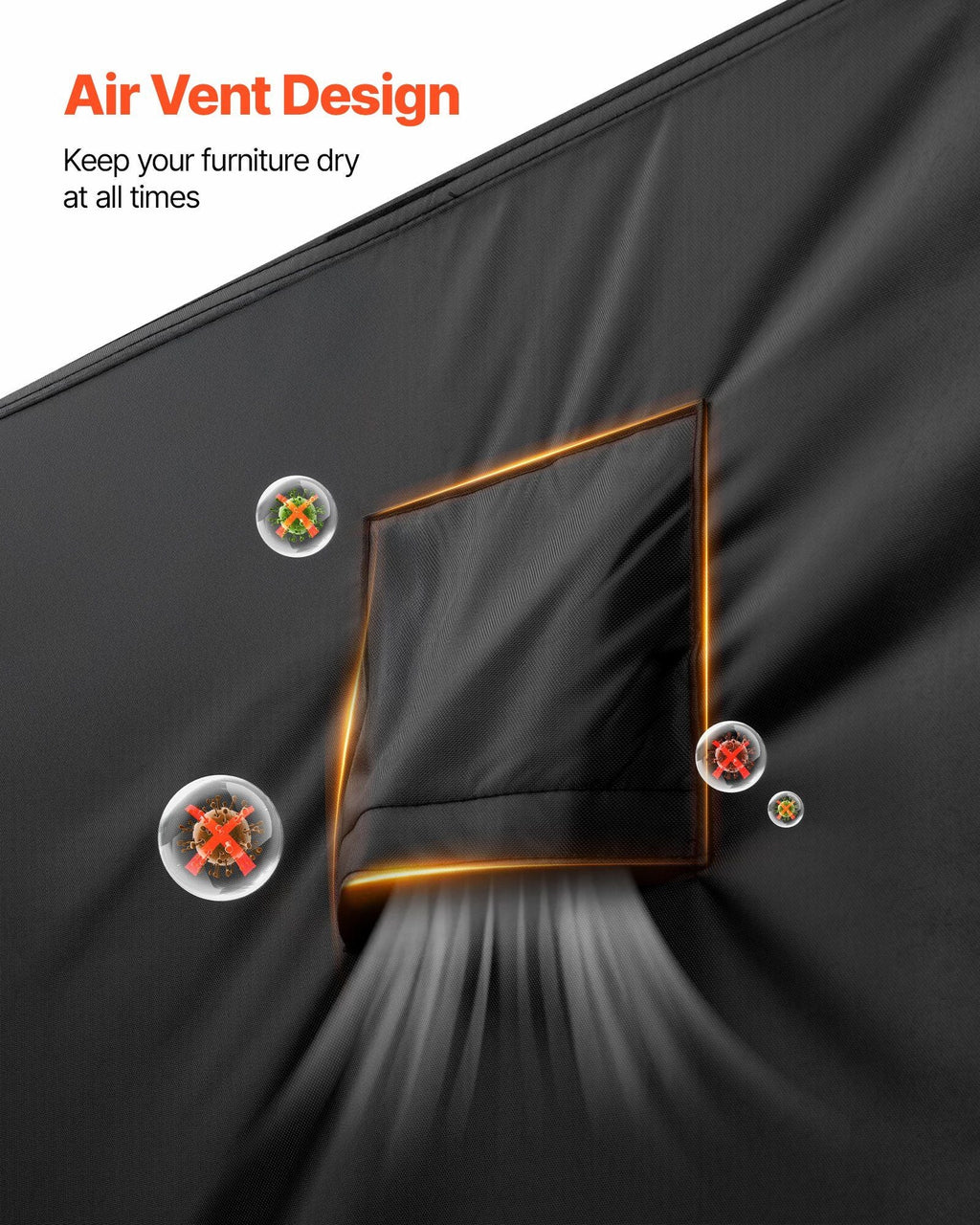 Patio Outdoor Furniture Cover 420D Waterproof Table Chairs Sofa 74x74 inch