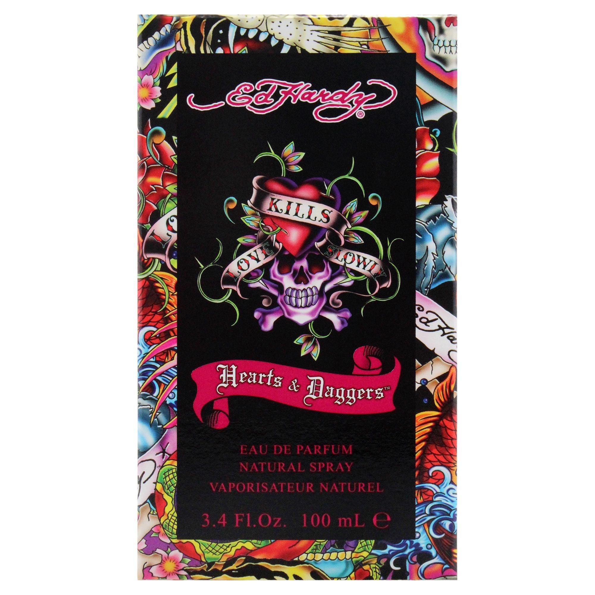 Ed Hardy Hearts Daggers by Christian Audigier for Women - 3.4 oz EDP Spray