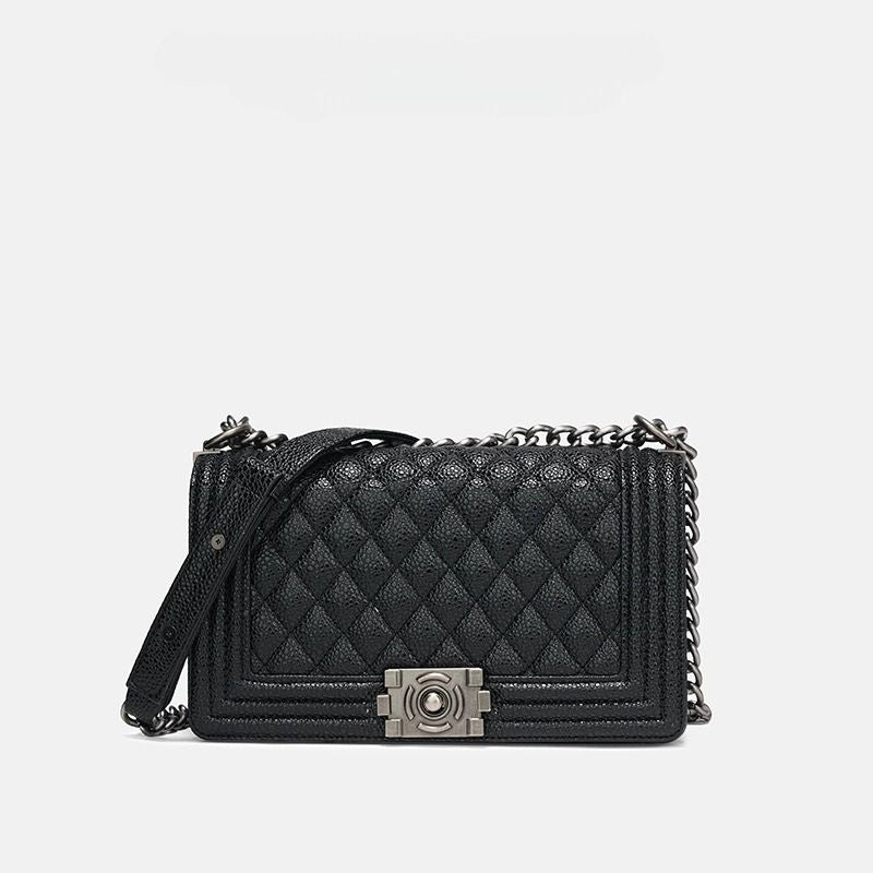 New caviar hot mom bag fashion trend new chain bag senior texture shoulder crossbody women's bag