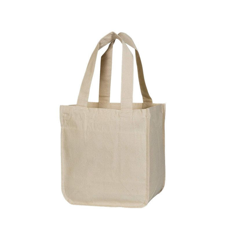 Reusable Organic Cotton Tote Mesh Bag w/6 Internal Sleeves.