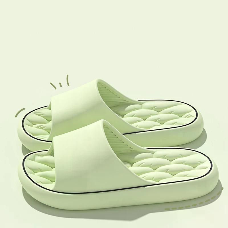 Super Light Soft Slippers Simple Fashion Slides EVA Elastic Shoes Colorful Sneakers In Door Bathroom Flip Flops