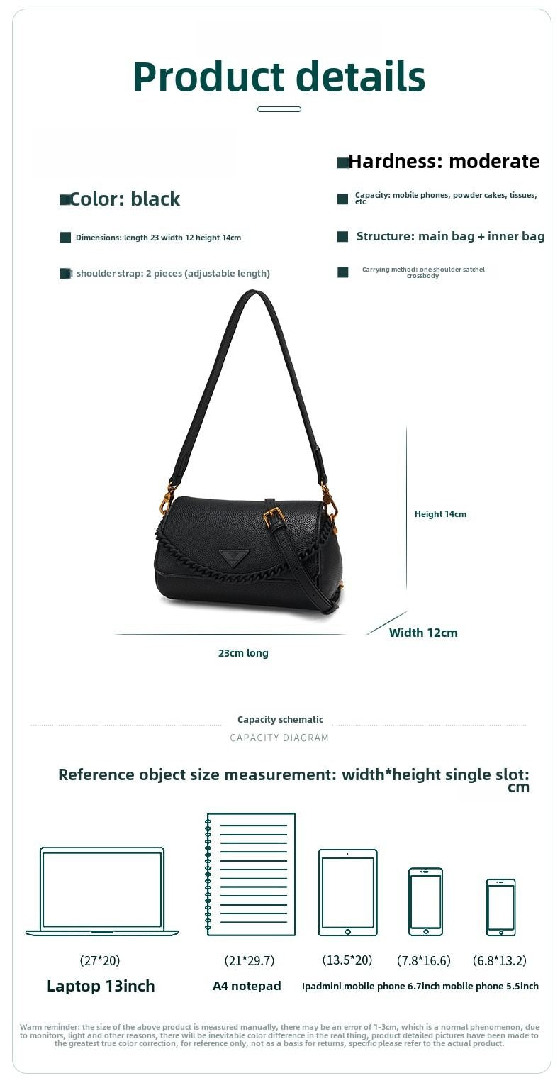 Fashion casual small square bag single shoulder crossbody bag
