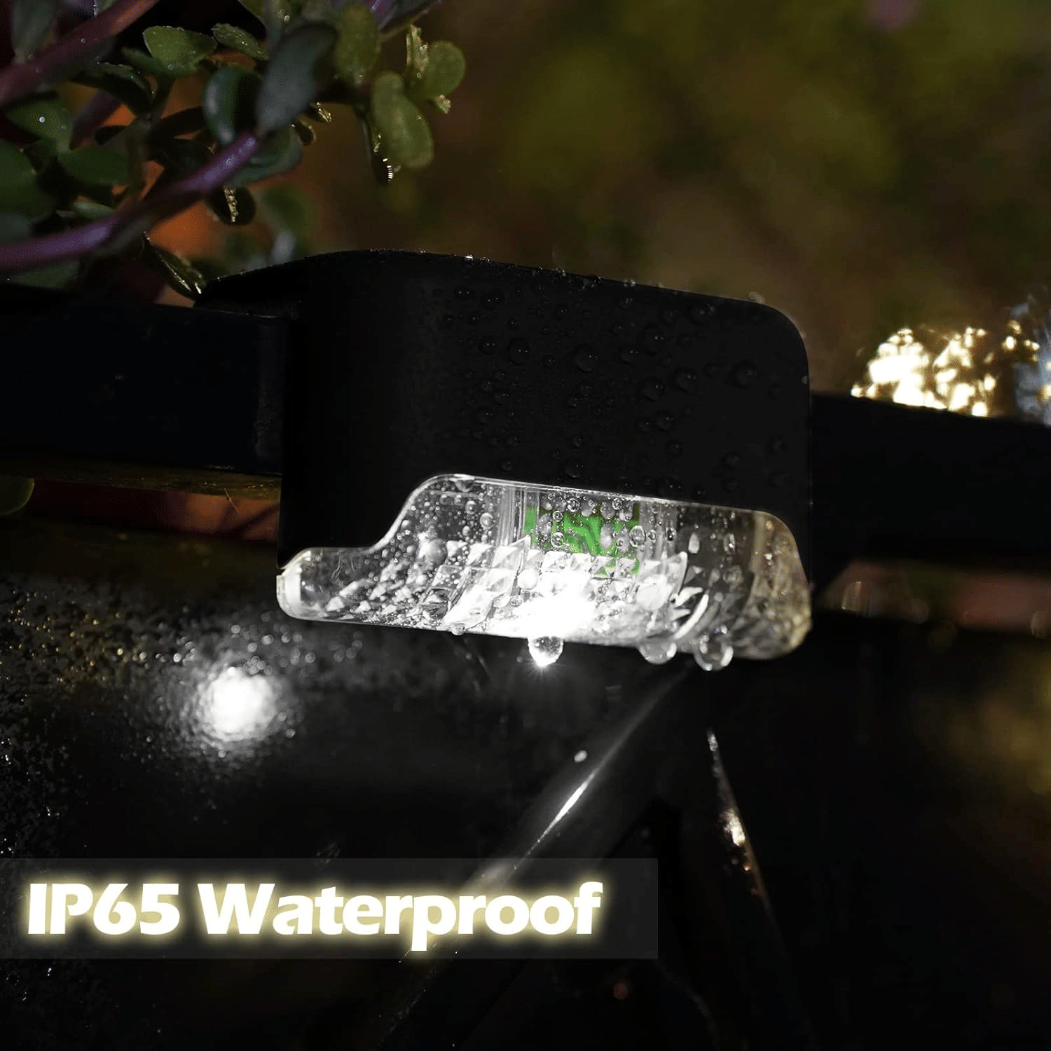 32PCS Solar Deck Lights Outdoor, Solar Step Lights Waterproof Led Solar lights for Outdoor Stairs, Step , Fence, Yard, Patio, and Pathway Family's Gifts (Warm White)