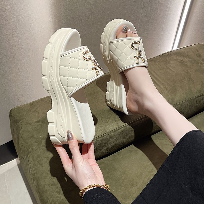 Women Sandals Summer Platform Designer Slippers Fashion Letters Ladies Shoes Casual Non-slip Sandals Women Sandalias De Mujer
