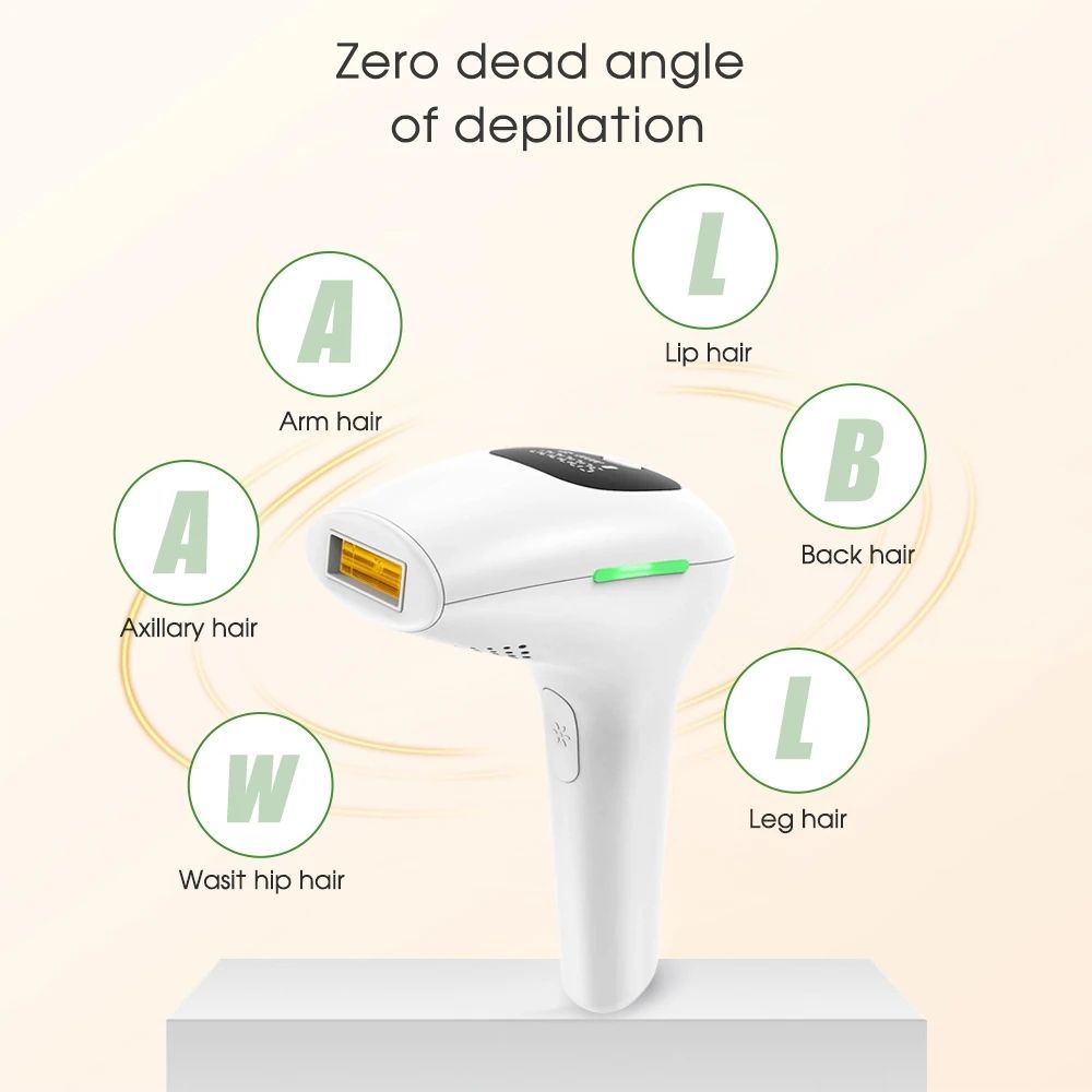 IPL Hair Removal 3 in 1 Permanent Painless Epilator 900,000 Flashes and 5 Energy Gears Laser Hair Remover Electric Epilator with Touch LCD for Body, Face, Underarms and Bikini Line