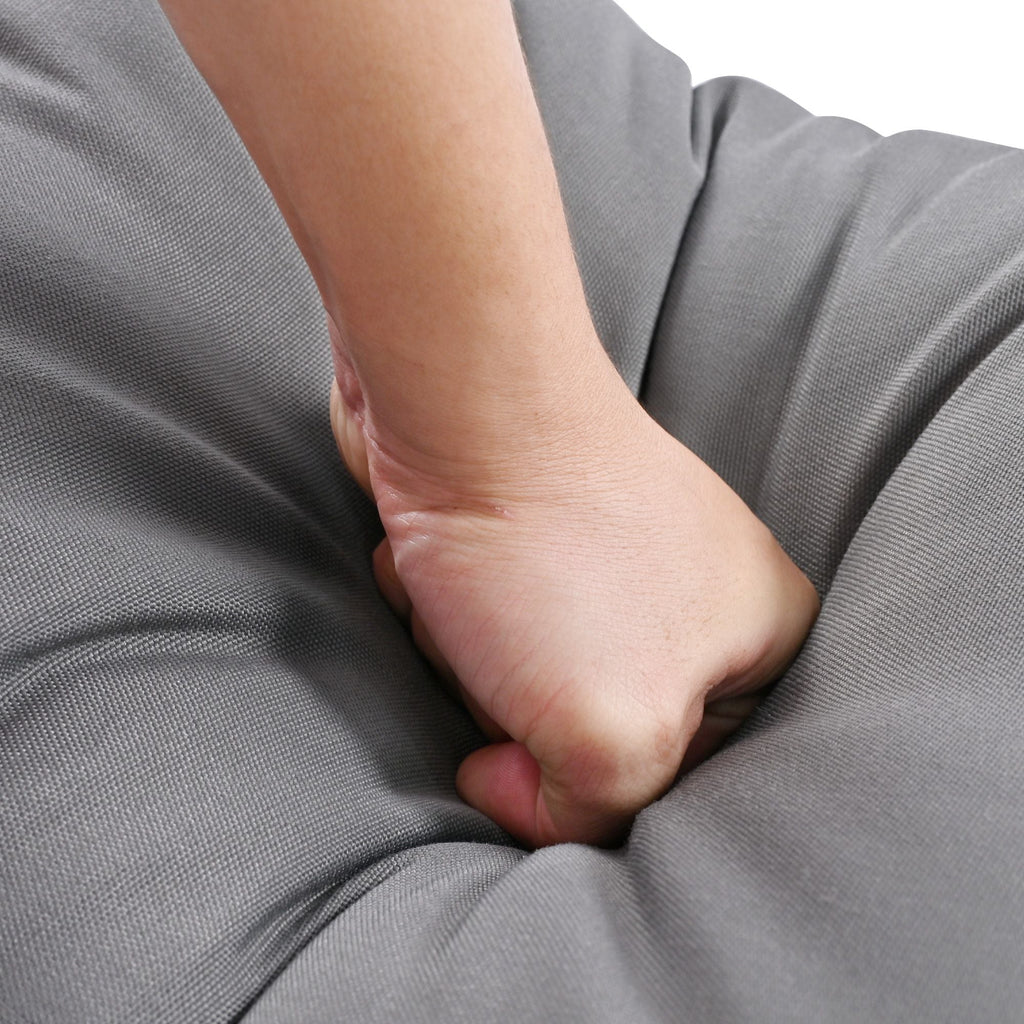 4-Piece Patio Furniture Set, Outdoor Furniture with Acacia Wood Table, Patio Conversation Set with Deep Seating & Thick Cushion for Backyard Porch Balcony