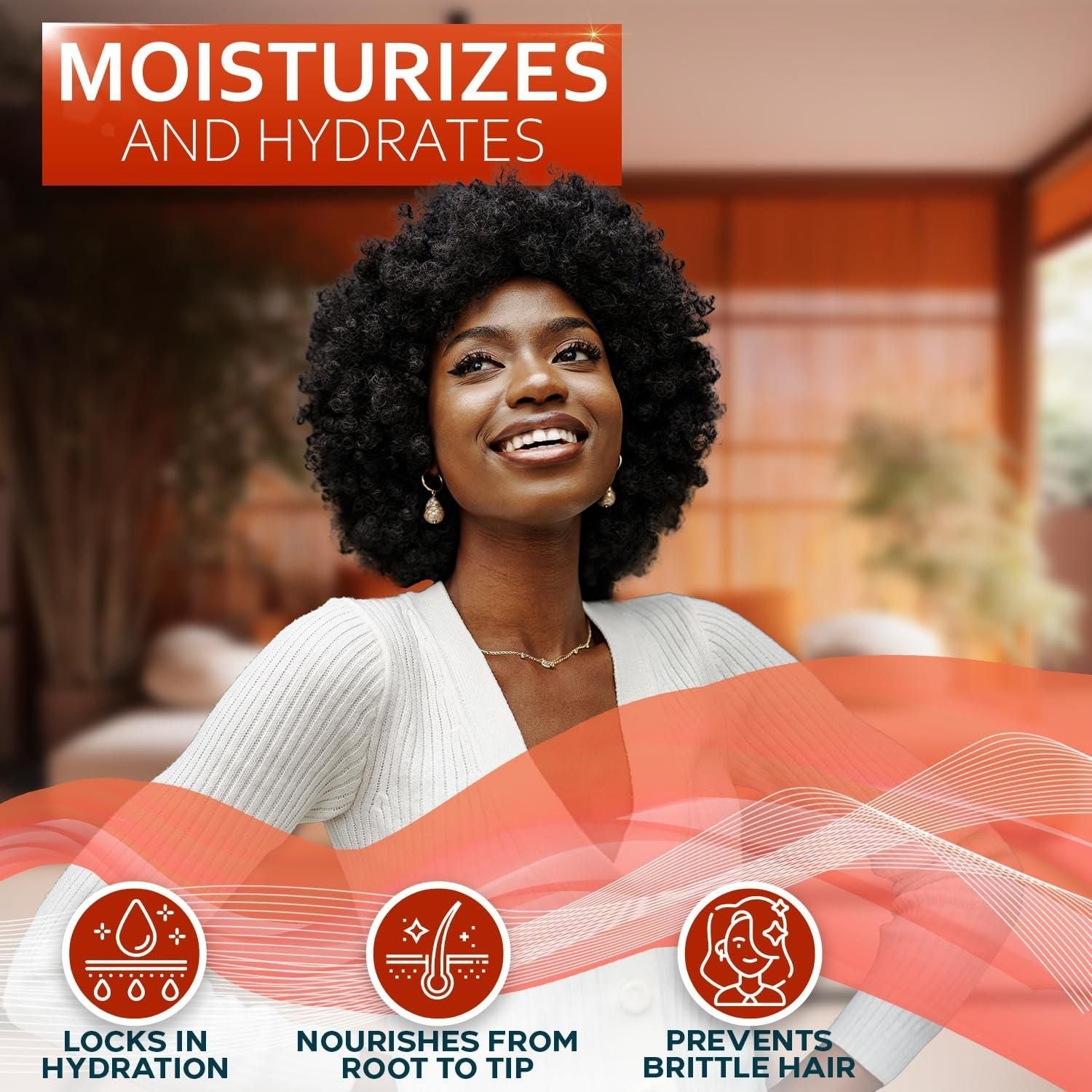 Batana Oil Shampoo and Conditioner Set Thickening Hair Products for Women and Men For Strengthening and Volumizing Fine and Thinning Hair Sulfate Free with Biotin and Keratin for a Fuller Look