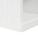 57.68" Modern L Shaped Executive Desk with 2 Storage Cabinets and 3 Drawers,Corner Writing Desk,Office Desk Furniture,Computer Desks with Depth Workstation for Home Office,Living room,White