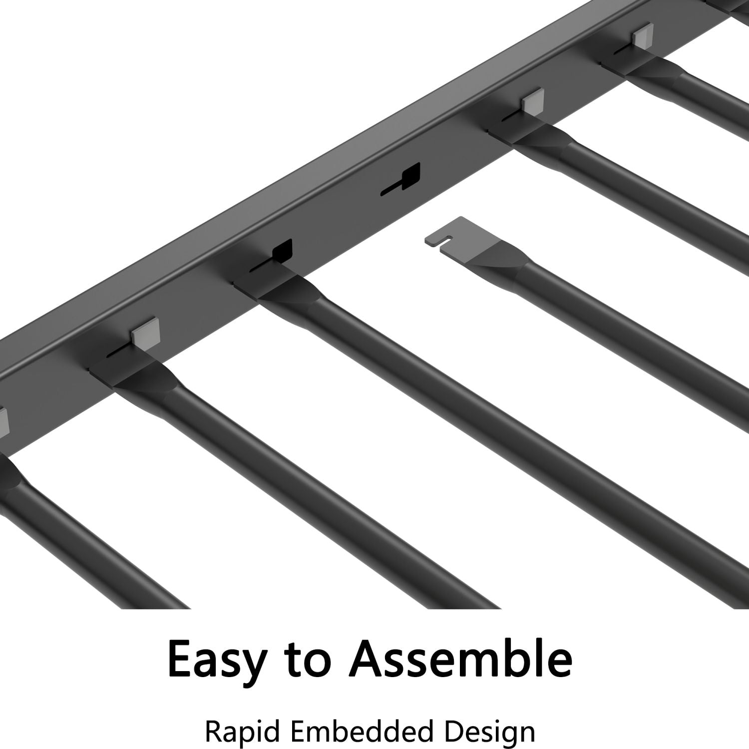 Adam Sturdy Twin over Twin Bunk Bed Metal Black for Kids and Adult, Low Profile Twin over twin bunk bed with Ladder and Guardrails, Easy Climbing, Beds for Bedroom, Same as original B083124170