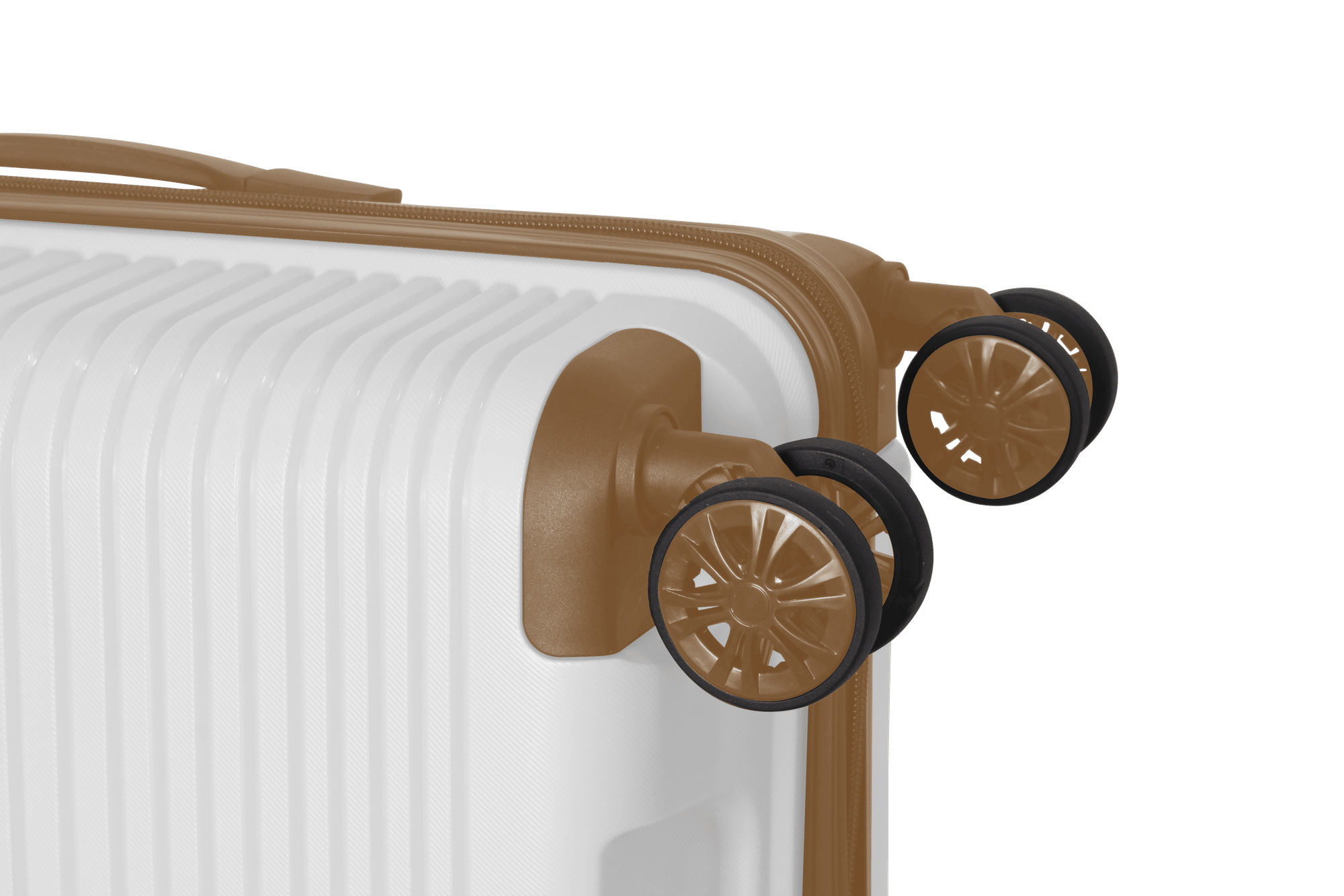 Luggage Set 3 Piece, PP Hardshell Carry on Suitcase with Spinner Wheels & TSA Lock, Lightweight Suitcases for Business, Trip, (20"/24"/28"), White