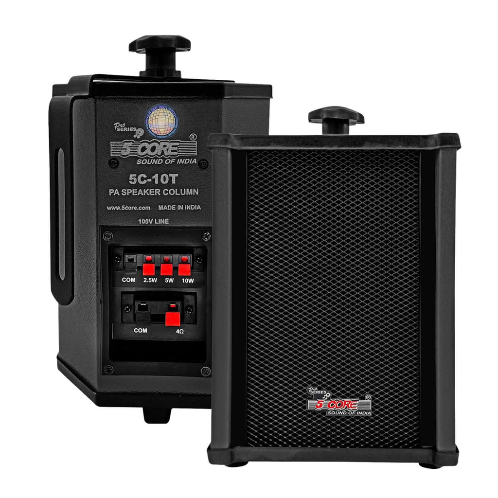 5 CORE Outdoor Speakers Pair Stereo in Wall Speaker 100W Peak Passive Mount Wired Waterproof Patio House Garage Indoor Exterior Audio System Bocinas para Casa - 10T G 2PCS