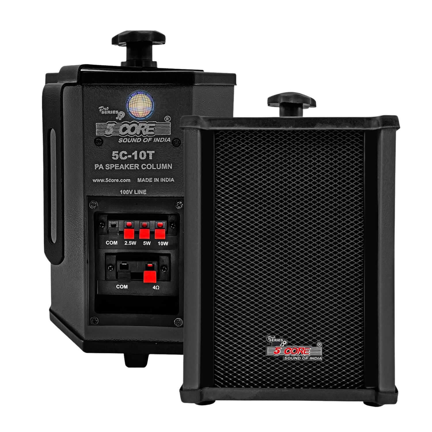 5 CORE Outdoor Speakers Pair Stereo in Wall Speaker 100W Peak Passive Mount Wired Waterproof Patio House Garage Indoor Exterior Audio System Bocinas para Casa - 10T G 2PCS