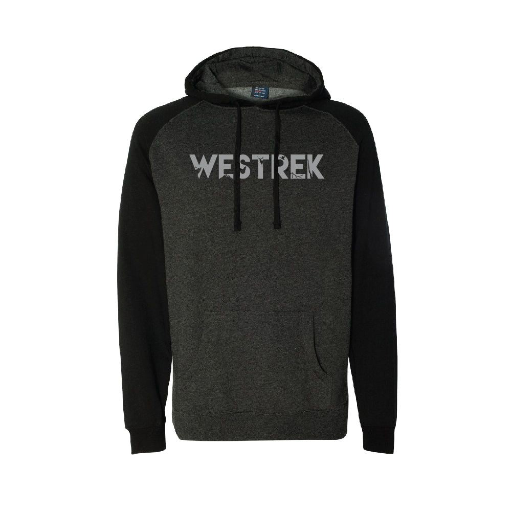 Block Letter Hoodie (Charcoal/Black)