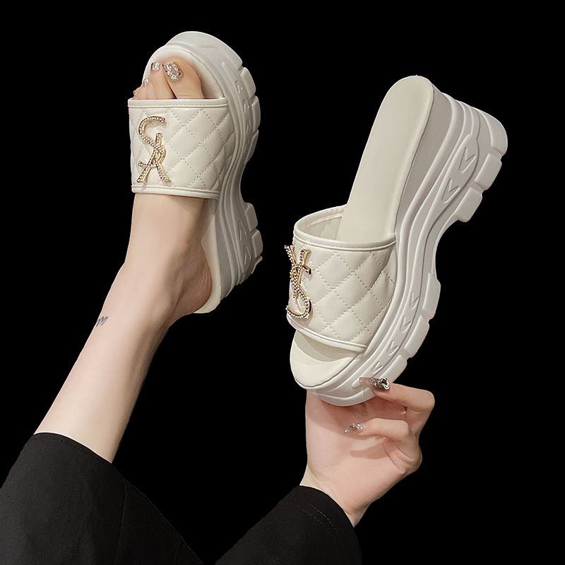 Women Sandals Summer Platform Designer Slippers Fashion Letters Ladies Shoes Casual Non-slip Sandals Women Sandalias De Mujer