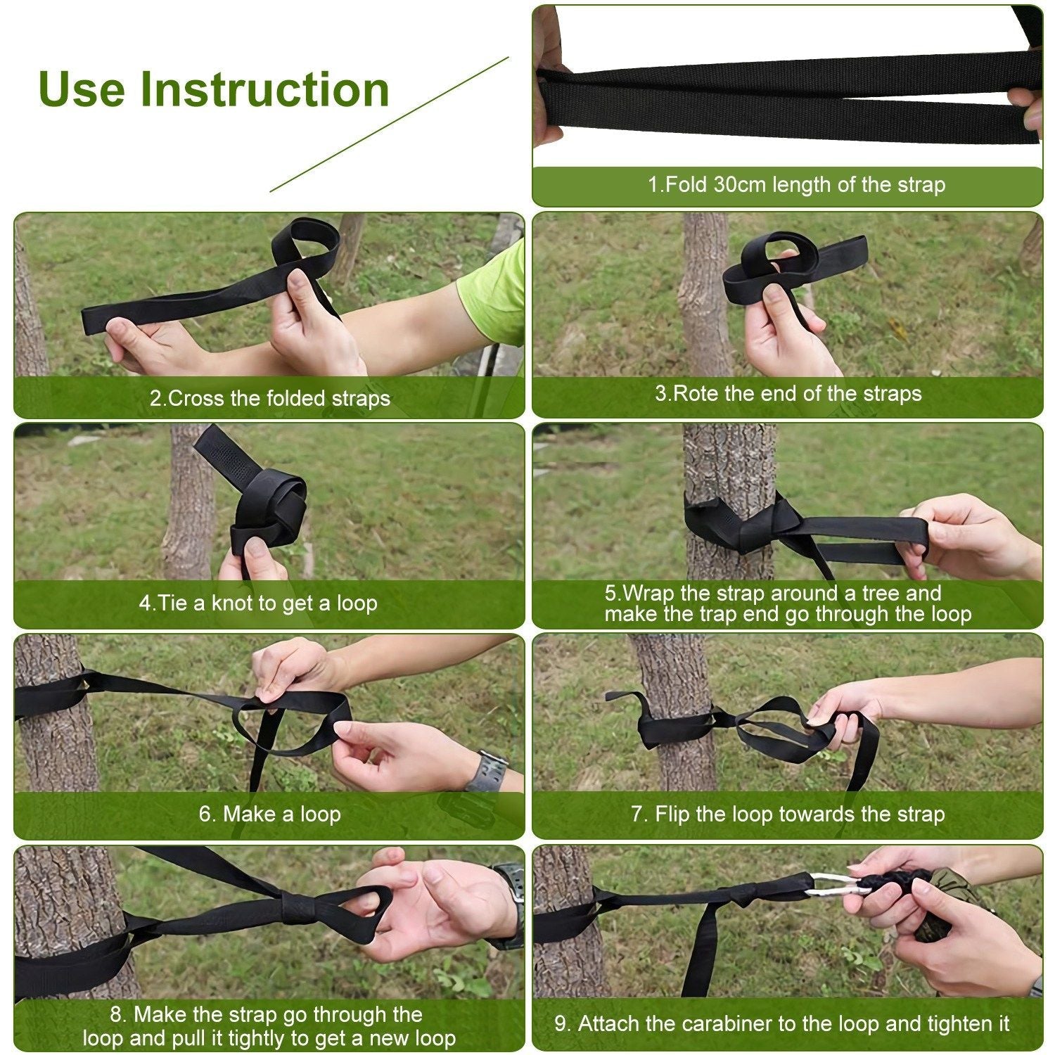 2 Persons Hammock 600LBS Max Load with Mosquito Net Outdoor Hiking Camping Hommock Portable Nylon Swing Hanging Bed