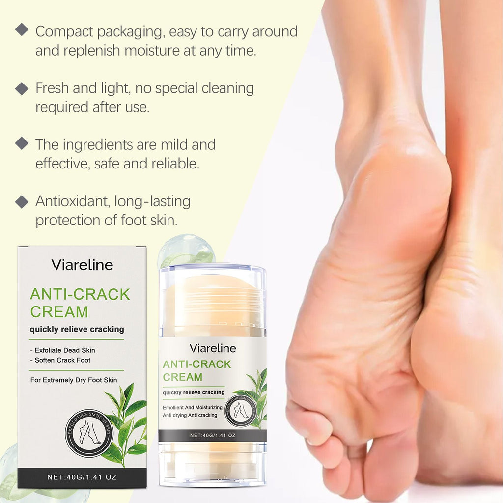 Viareline Foot Care Stick Soothes Dry, Hydrates And Moisturizes Foot Skin Daily Care Stick