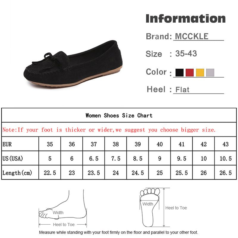 Women's Loafers Flat Shoes for Women Slip on Moccasions Casual Ballet Flats Bowtie Suede Female Shallow Ladies Shoe 2021